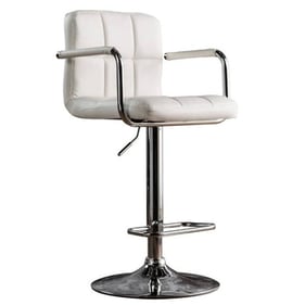 Furniture of America Corfu White Bar Stool