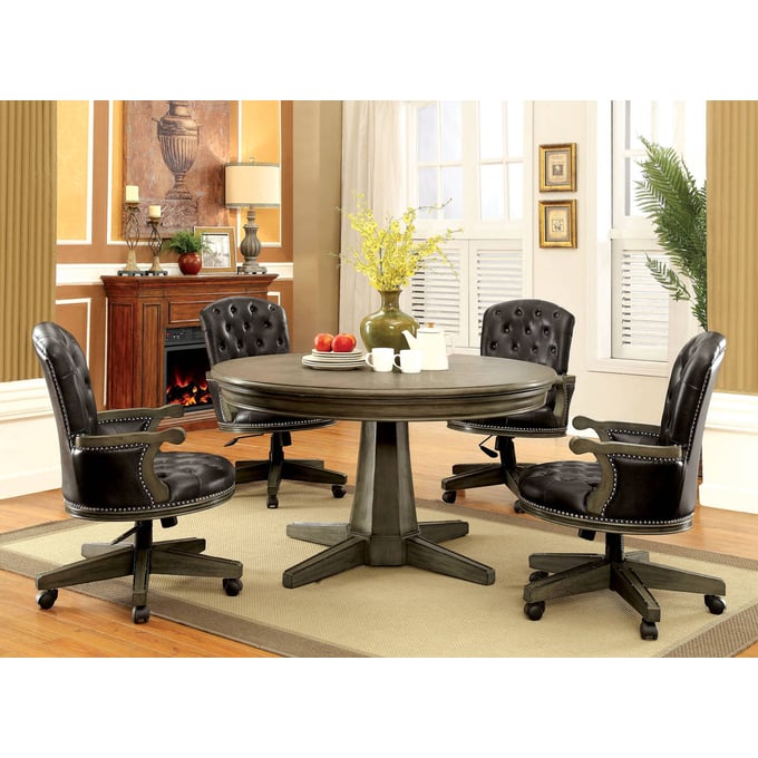 Furniture of America Yelena 5pc Dining Room Set FOA-CM-GM357T-5PC