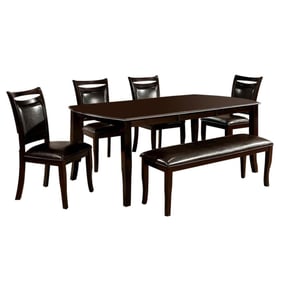 Furniture of America Woodside 6pc Dining Room Set