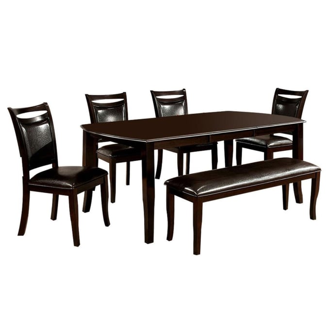 Furniture of America Woodside 6pc Dining Room Set FOA-CM3024T-6PC