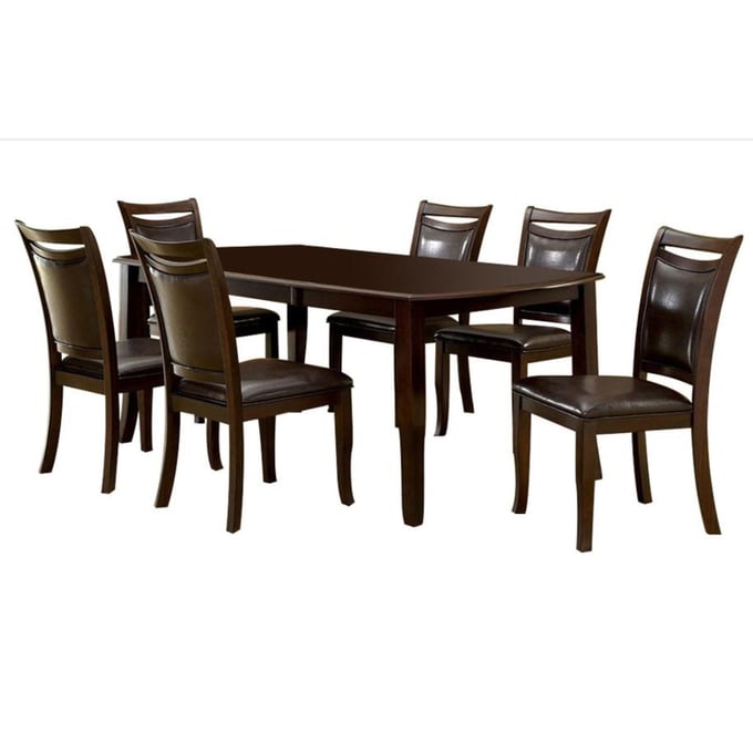 Furniture of America Woodside 7pc Dining Room Set FOA-CM3024T-7PC