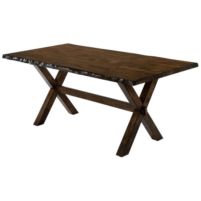 Furniture of America Woodworth Walnut Dining Table FOA-CM3114T