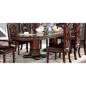 Furniture of America Canyonville Brown Cherry Dining Table