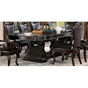 Furniture of America Lombardy Walnut Dining Table