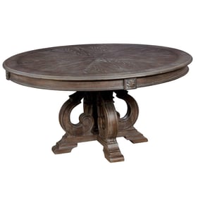 Furniture Of America Arcadia Natural Tone Round Dining Table