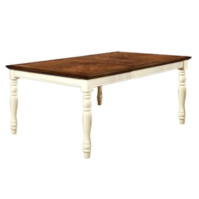 Furniture of America Harrisburg Rectangle 18 Inch Leaf Dining Table