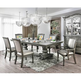 Furniture of America Alpena Gray 9pc Dining Room Set