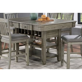 Furniture of America Anaya Gray Counter Height Table