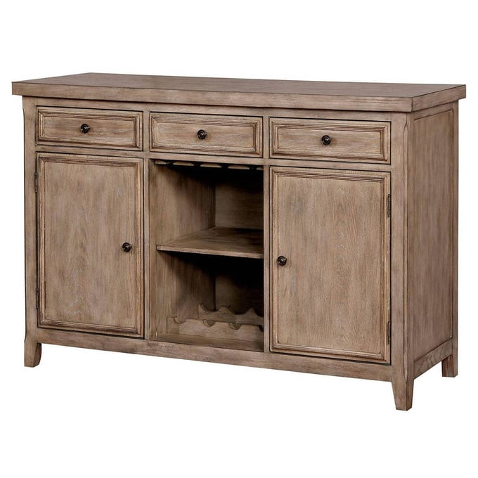 Furniture of America Patience Rustic Natural Tone Server FOA-CM3577SV