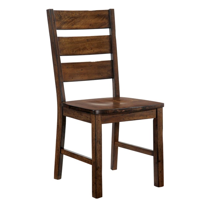 2 Furniture of America Dulce Walnut Side Chairs FOA-CM3604SC-2PK