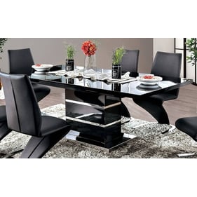 Furniture of America Midvale Black 5pc Dining Room Set