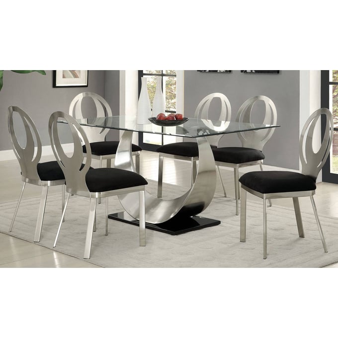 Furniture of America Orla 7pc Dining Room Set FOA-CM3726T-7PC