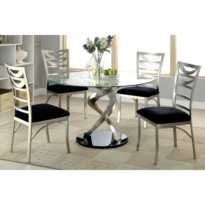 Furniture of America Roxo 5pc Dining Room Set FOA-CM3729T-5PC