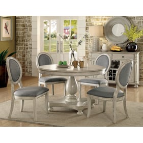 Furniture of America Kathryn Antique White 5pc Dining Room Set