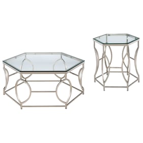 Furniture of America Zola 3pc Coffee Table Set