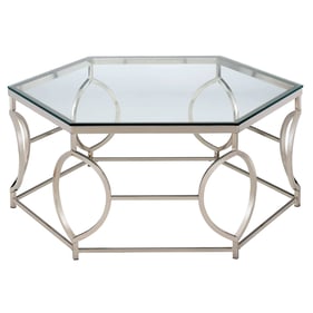 Furniture of America Zola Chrome Coffee Table