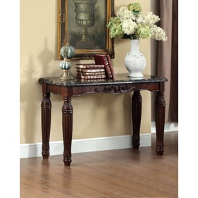 Furniture of America Brampton Espresso Black Sofa Table