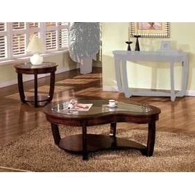 Furniture of America Crystal Falls 3pc Coffee Table Set