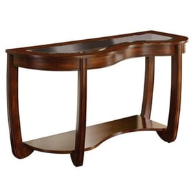 Furniture of America Crystal Falls Dark Cherry Sofa Table