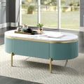 Coffee Table, Light Teal