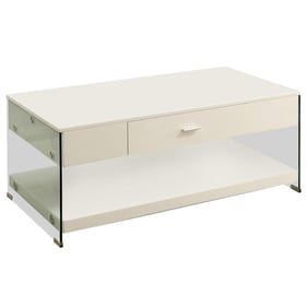 Furniture of America Raya White Coffee Table