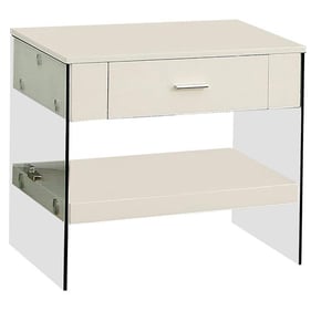 Furniture of America Raya White End Table