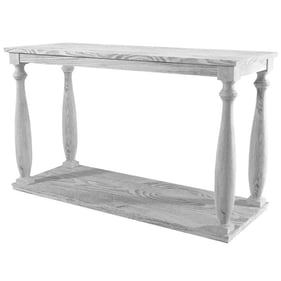 Furniture of America Arlington Antique White Sofa Table