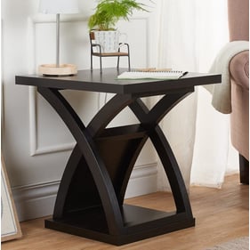 Furniture of America Arkley Espresso End Table