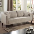 Sofa w/ Pillows, Light Gray