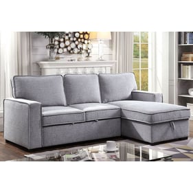 Furniture Of America Ines Gray Sectional