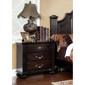 Furniture of America Syracuse Dark Walnut Night Stand