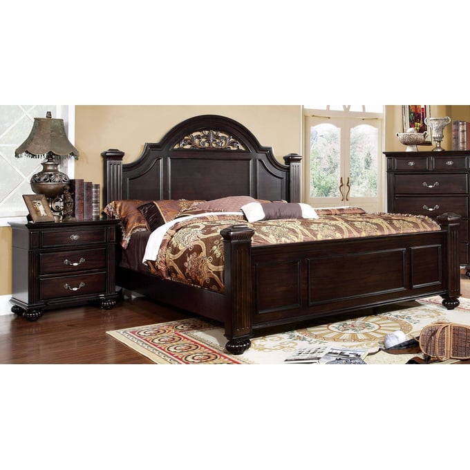 Furniture of America Syracuse 2pc Bedroom Set with Queen Bed FOA-CM7129Q-BR-S1