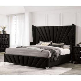 Furniture of America Carissa Black Queen Bed