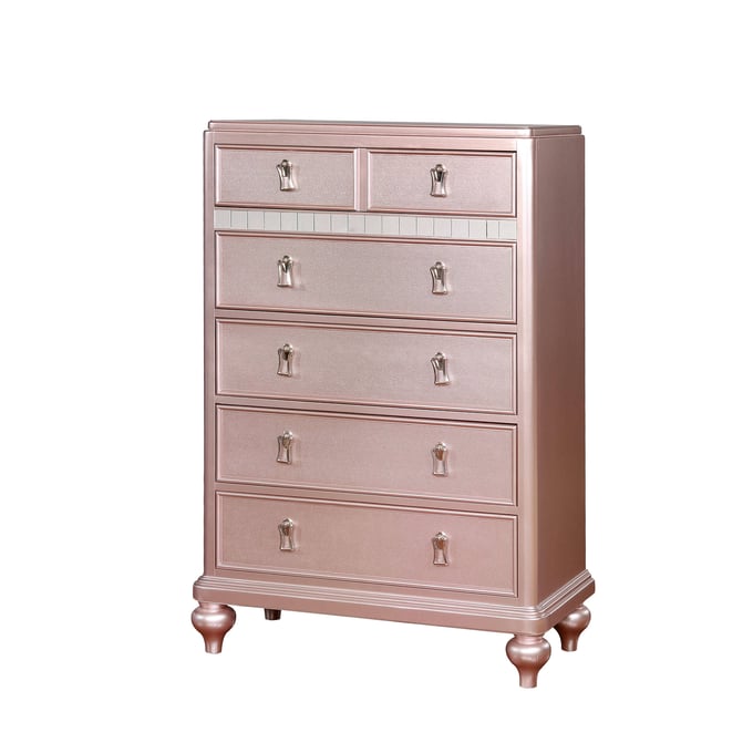 Furniture Of America Ariston Rose Gold Chest FOA-CM7170RG-C