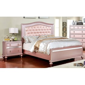 Furniture Of America Ariston Rose Gold 4pc Bedroom Set With Twin Bed