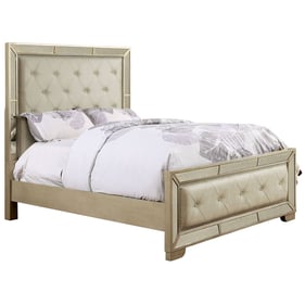 Furniture Of America Loraine Champagne Solid Wood Queen Bed