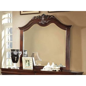 Furniture of America Mandura Cherry Mirror