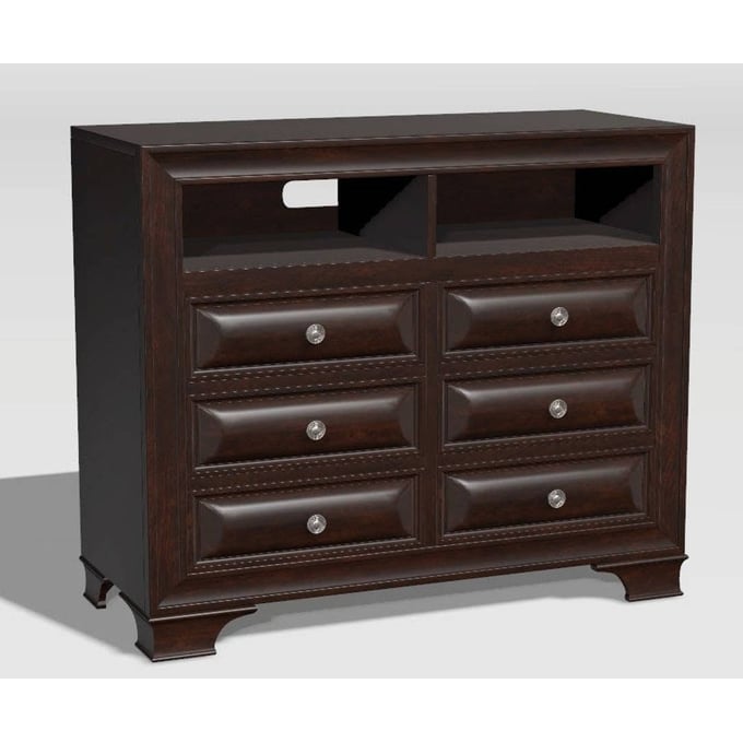 Furniture of America Brandt Brown Cherry Media Chest FOA-CM7302CH-TV