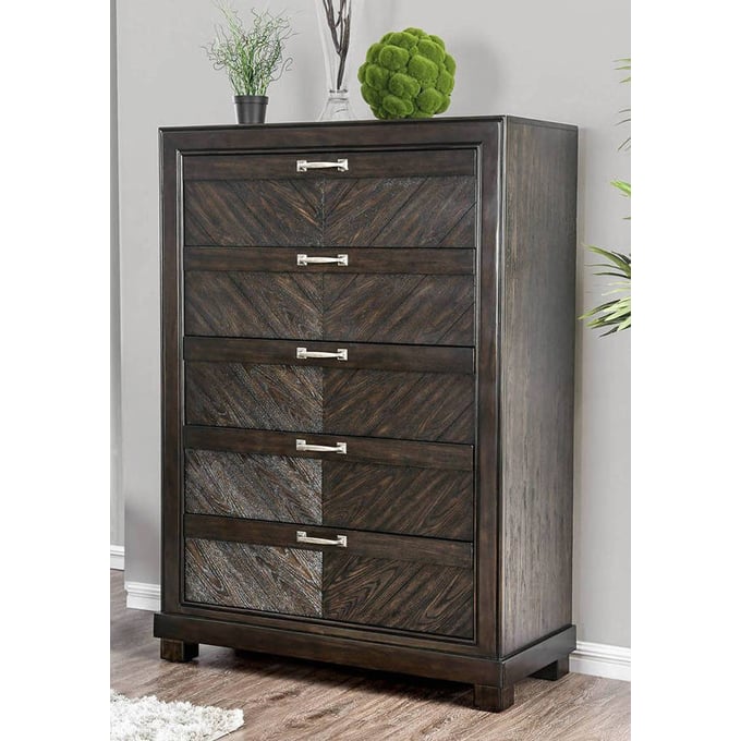 Furniture of America Argyros Espresso Chest FOA-CM7315C