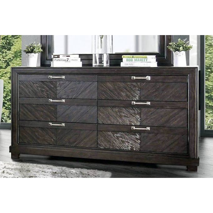 Furniture of America Argyros Espresso Dresser FOA-CM7315D