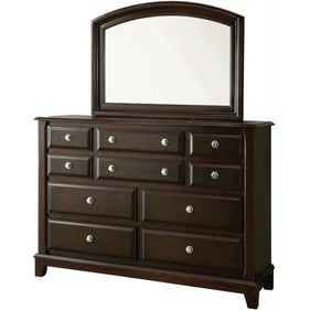 Furniture of America Litchville Dresser and Mirror