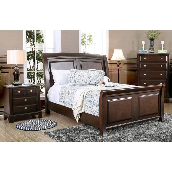 Furniture of America Litchville 2pc Bedroom Set with Queen Bed FOA-CM7383Q-BR-S3