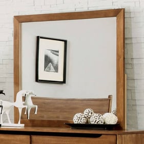 Furniture of America Lennart Oak Rectangular Mirror