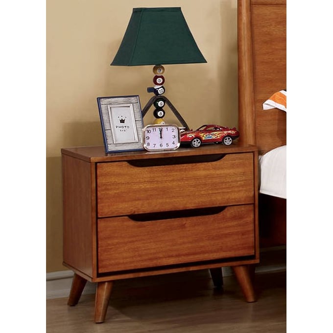 Furniture Of America Lennart Oak Night Stand FOA-CM7386A-N