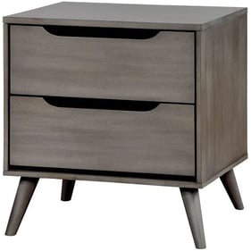 Furniture of America Lennart Gray Night Stand