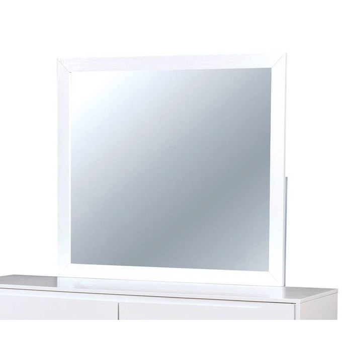 Furniture of America Lennart White Mirror FOA-CM7386WH-M