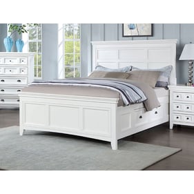 Furniture of America Castile White Queen Bed