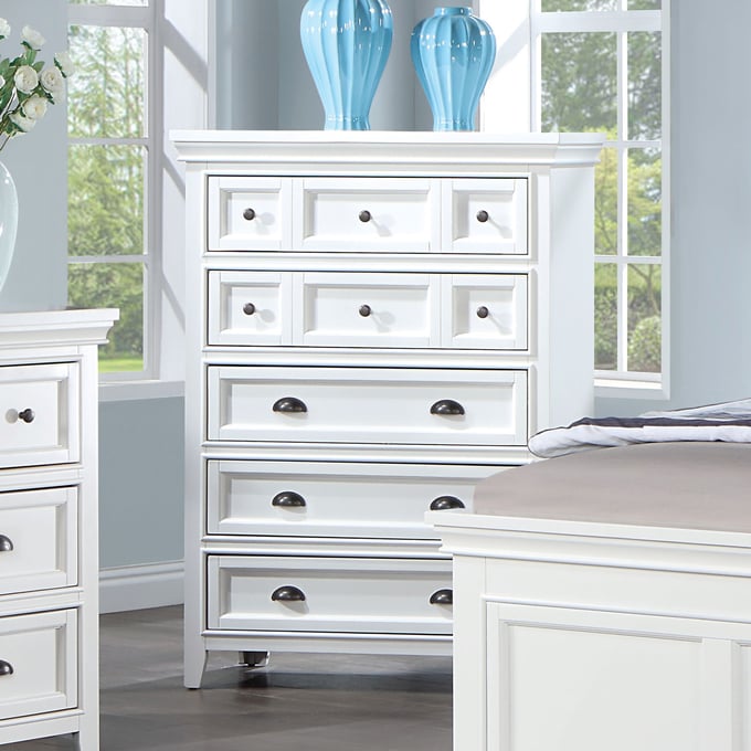 Furniture of America Castile White Chest FOA-CM7413WH-C