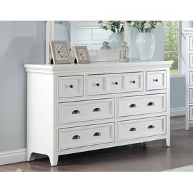 Furniture of America Castile White Dresser