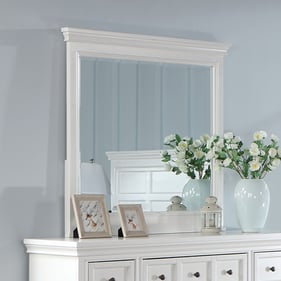 Furniture of America Castile White Mirror